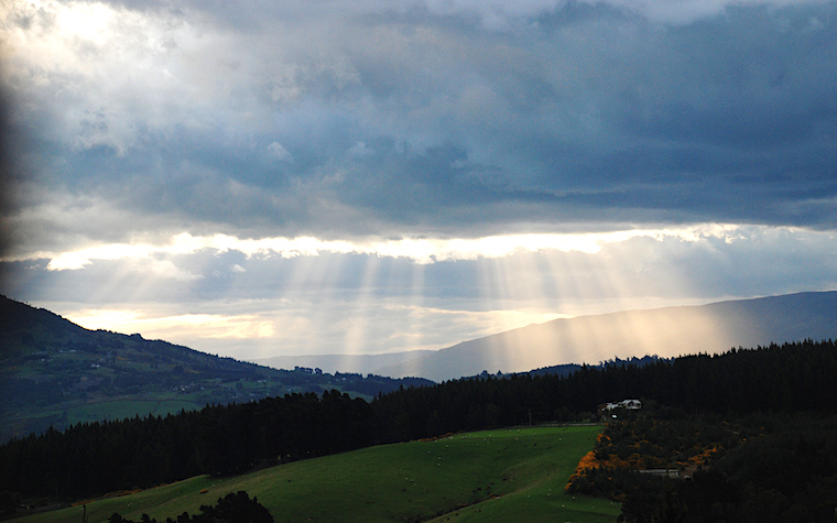 Rays at Sunset